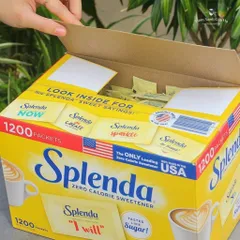 100 gói Đường ăn kiêng Splenda thùng 1200 gói của Mỹ cho người ăn kiêng, tiểu đường