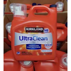 Kirkland Signature UltraClean Premium Laundry Detergent – Nước giặt đậm đặc Fresh Scent 5.73L / 146 lần giặt