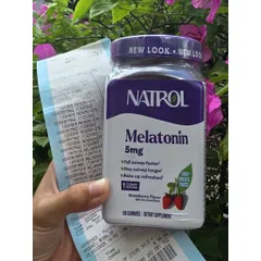 Kẹo ngủ Natrol Melatonin Gummies, hỗ trợ giấc ngủ, loại 5mg 180 viên