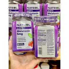 kẹo ngủ gummy melatonin 5mg 180 viên của Mỹ