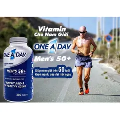 CAM KẾT CHÍNH HÃNG Viên uống One A Day Men's Multivitamin 50+300 viên VITAMIN TỔNG HỢP CHO NAM TRÊN 50 TUỔI 859483