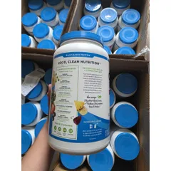 Mẫu mới [HCM]Bột đạm thực vật hữu cơ hương VANI 1200g, 1.2kg Orgain Organic Protein Plant Based Protein Powder[Hàng Mỹ]