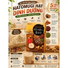 Bột Ngũ Cốc Dinh Dưỡng Hạnh Nhân Óc Chó Damtuh Hàn Quốc (Hộp 50 Gói)