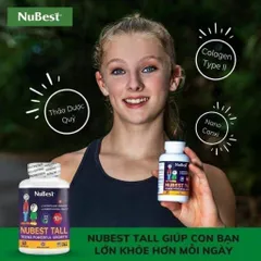 10 TUỔI TRỞ LÊN Hỗ Trợ Tăng Chiều Cao Nu Best Tall TRÊN 10 tuoi chính hãng Mỹ CAM KẾT CHÍNH HÃNG CỦA MỸ