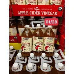 1 chai Giấm táo hữu cơ Kirkland Signature Organic Apple Cider Vinegar 859563