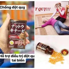 VIÊN UỐN 2000FU CỦA NHẬT ORIHIRO (HỘP 60 VIÊN) - Natto Kinase 2000FU 859578