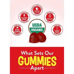 Date 11/2025 Kẹo dẻo giấm táo hữu cơ Nature's Truth Organic Apple Cider Vinegar 120 viên từ MỸ giả m mỡ giả m cân 859602