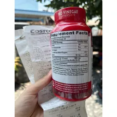Date 11/2025 Kẹo dẻo giấm táo hữu cơ Nature's Truth Organic Apple Cider Vinegar 120 viên từ MỸ giả m mỡ giả m cân 859602