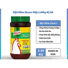 chính hãng USA Hạt Nêm Knorr Mỹ 1.14 kg