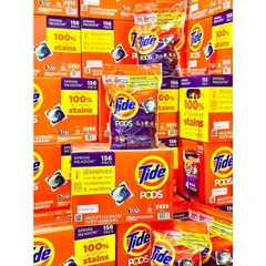 Gói 39 Viên giặt Tide 3in1 Mỹ , Giặt + Tẩy + Bảo Vệ Màu, Thơm Hương hoa