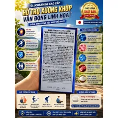 Viên Bổ Sung Glucosamine Orihiro 1500mg Nhật Bản (Hộp 900 + 50 Viên Tiết Kiệm)
