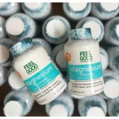 Mẫu mới Viên Uống Feel Good Company Magnesium Glycinate 180 Viên Hàng Mỹ Chính Hãng