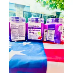 Mẫu mới Kẹo ngủ Natrol Gummies Melatonin 10mg 90 viên. Date 2026 859765