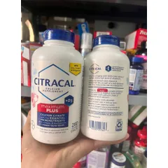 Viên CANXI CITRACAL Maximum Calcium citrate 280v DATE LUÔN XA CHÍNH HÃNG MỸ