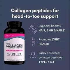 MẪU MỚI Neocell Super Collagen + Vitamin C & Biotin của Mỹ
