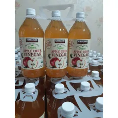 1 chai Giấm táo hữu cơ nguyên chất Kirkland Signature Organic Apple Cider Vinegar 859812