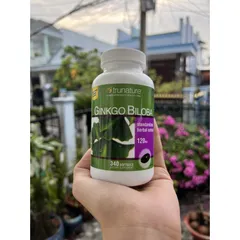 Viên Uống Bổ Não Trunature Ginkgo Biloba 120mg 340 Viên. date như hình