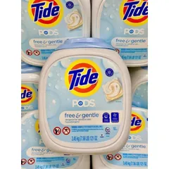 Chính hãng Mỹ Viên Nước Giặt cho da nhạy cảm Tide PODS Free & Gentle (Mỹ) 152 viên 859850