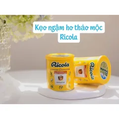 CHÍNH HÃ,NG Kẹo ngậm ho Ricola Đức 250g