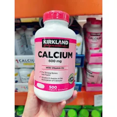 Viên Canxi d Calcium 600mg Vitamin D3 500 viên Date 2027
