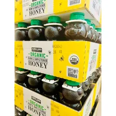 Mật Ong Gấu Hữu Cơ Kirkland Organic Raw Honey 680g Chính hãng Mỹ