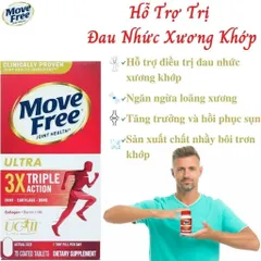 CỦA Mỹ Viên Move Free Joint Health Ultra Type II Collagen + Boron + HA Hộp 75 Viên DATE  2026