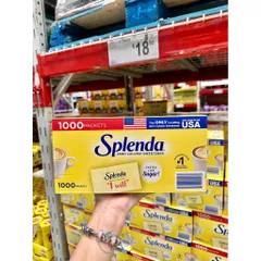Thùng 1000 gói Đường Ăn Kiêng Splenda No Calories Sweetener chính hãng Mỹ 859983