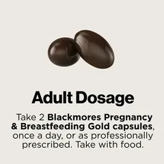 Blackmores Pregnancy and Breastfeeding Gold - Hỗ trợ sự phát triển toàn diện của thai nhi giảm nguy cơ loãng xương cho mẹ chính hãng Úc