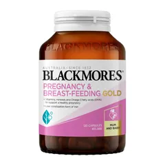 Blackmores Pregnancy and Breastfeeding Gold - Hỗ trợ sự phát triển toàn diện của thai nhi giảm nguy cơ loãng xương cho mẹ chính hãng Úc