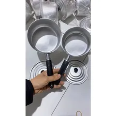 Nồi quấy bột nhôm cho bé size 12cm, 14cm - nồi nấu cháo cho bé chất lượng 860144