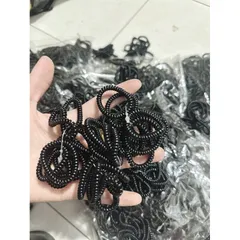 Set 10 Dây buộc tóc lò xo bé - dây chun buộc tóc nhựa xoắn loại đẹp, cực bền