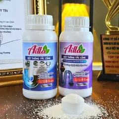 Bột thông cống Ailla 250g công nghệ thuỷ phân Đức,Thông tắc nhanh bồn cầu, bồn rửa bát, chậu rửa mặt