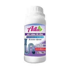 Bột thông cống Ailla 250g công nghệ thuỷ phân Đức,Thông tắc nhanh bồn cầu, bồn rửa bát, chậu rửa mặt
