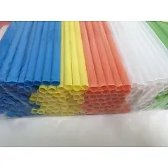 Combo 200 ống hút nhựa sắc màu/ ống hút nước 7 màu dài 22cm 860276