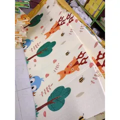 Thảm xốp gấp gọn cho bé 2 mặt chống thấm chống trơn 1m8x2m