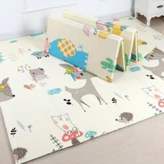 Thảm xốp gấp gọn cho bé 2 mặt chống thấm chống trơn 1m8x2m