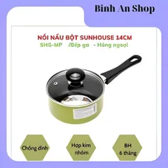 Nồi Quấy Bột Chống Dính SUNHOUSE SHG-MP14 - Đường kính 14 cm - KHÔNG DÙNG ĐƯỢC TRÊN BẾP TỪ 860311