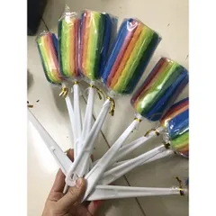 Cây cọ rửa ly cốc, bình sữa 7 màu tạo bọt tiện lợi ( giá 1 cái )