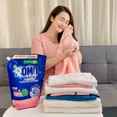 Nước Giặt OMO MATIC Cửa Trước | Cửa Ngang Ngăn Mùi Ẩm Mốc  - Túi 3.6 KG