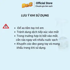 Siêu tẩy cặn canxi nhà tắm,tẩy sạch vòi inox, đốm nước trên vách kính, bồn sứ Dr.C 300ml