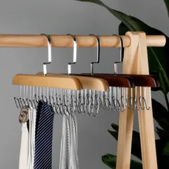 Móc gỗ treo đồ lót ⚡️ Móc gỗ treo đồ đa năng áo lót, cà vạt, dây lưng tiện dụng