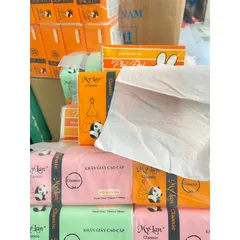 Khăn giấy khô Mylan chất giấy dai mịn đẹp không bụi, không hôi, trắng mịn 860458