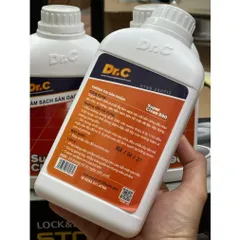 Chai tẩy mốc nền gạch, đồ men sứ. dung dịch cọ nền nhà tẩy đồ men sứ ố vàng tẩy sàn Dr.C 1000ml