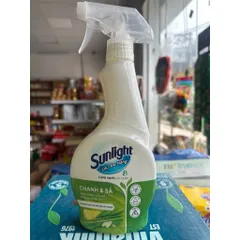 Bộ Sản Phầm Nhà Bếp Sunlight Chanh Sả | Xịt Bếp Bọt Tuyết | Lau Kính | - Chai 500ML