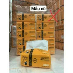 Giấy ăn gấu trúc Mylan 3 lớp (xách 10 gói/ mỗi gói 100 tờ) siêu dai mềm mịn