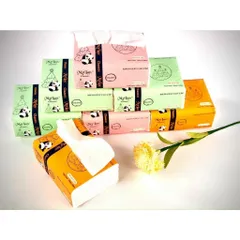 Giấy ăn gấu trúc Mylan 3 lớp (xách 10 gói/ mỗi gói 100 tờ) siêu dai mềm mịn