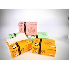 Giấy ăn gấu trúc Mylan 3 lớp (xách 10 gói/ mỗi gói 100 tờ) siêu dai mềm mịn