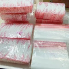 100 gam túi zip viền đỏ/ túi zip đủ cỡ loại 1