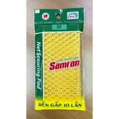 Miếng rửa bát đĩa SAMRAN chống trầy xước, lưới rửa chén bát cao cấp - Lưới Rửa Chén Bát Samran Siêu Bền