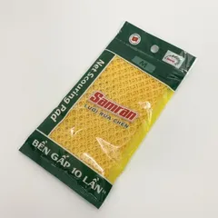 Miếng rửa bát đĩa SAMRAN chống trầy xước, lưới rửa chén bát cao cấp - Lưới Rửa Chén Bát Samran Siêu Bền